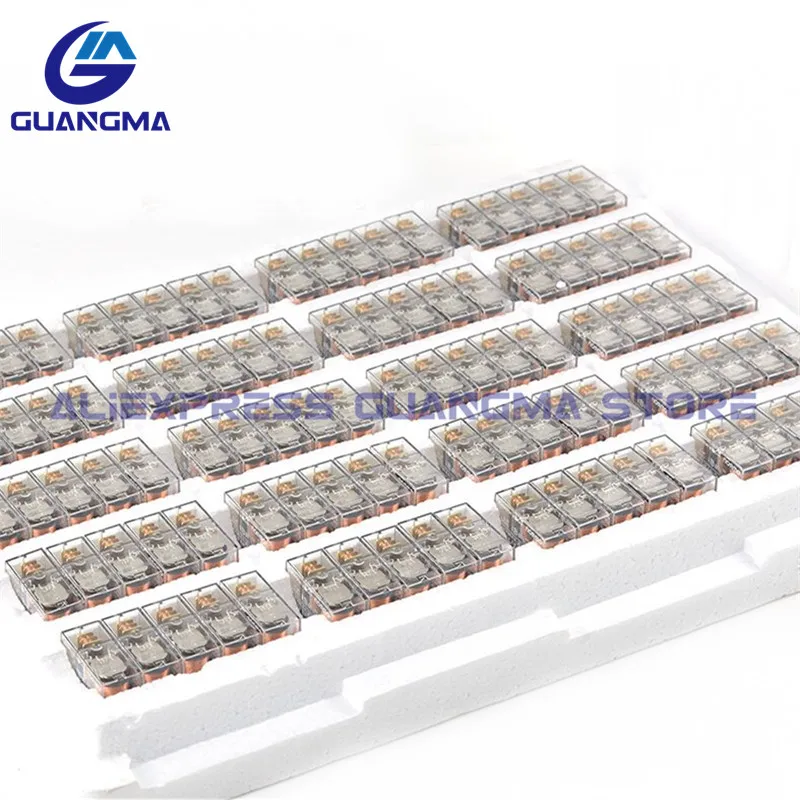 Реле мощности G2R-2 50 шт. реле G2R 2 DC5V 12 В 24 постоянного тока DPDT 2C 5A 8 контактов Φ 5 в 100%