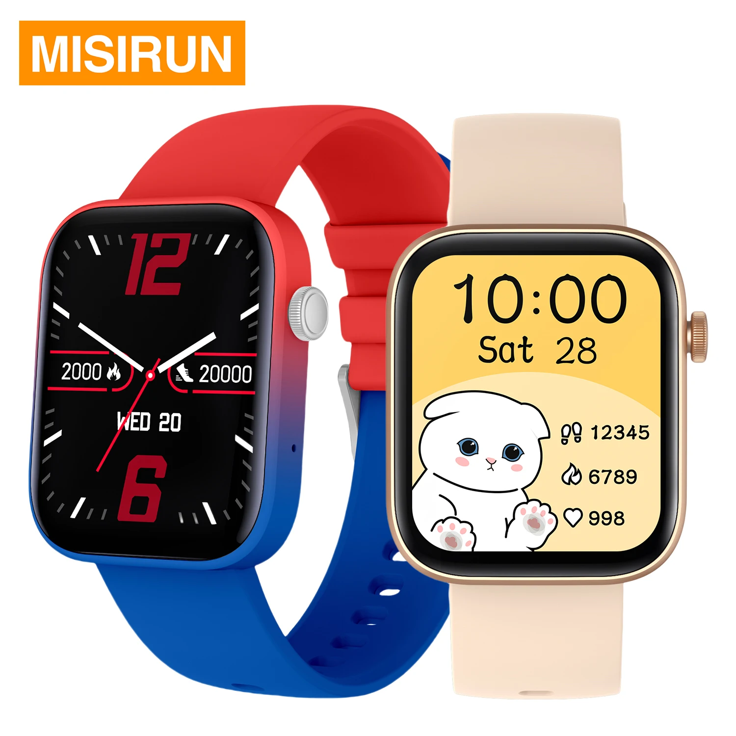 Смарт-часы MISIRUN фитнес-трекер с 1 8-дюймовым HD-дисплеем монитор сердечного ритма и