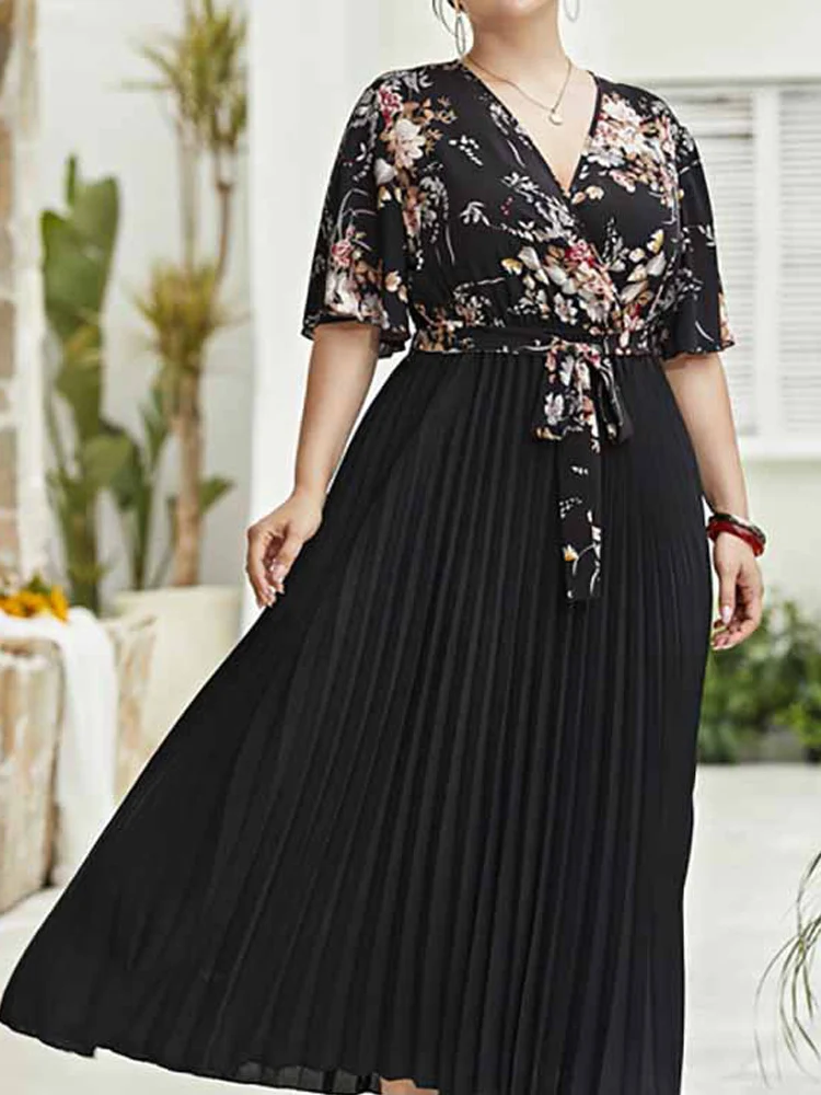 2022 Fashion Women Summer Dress Plus 