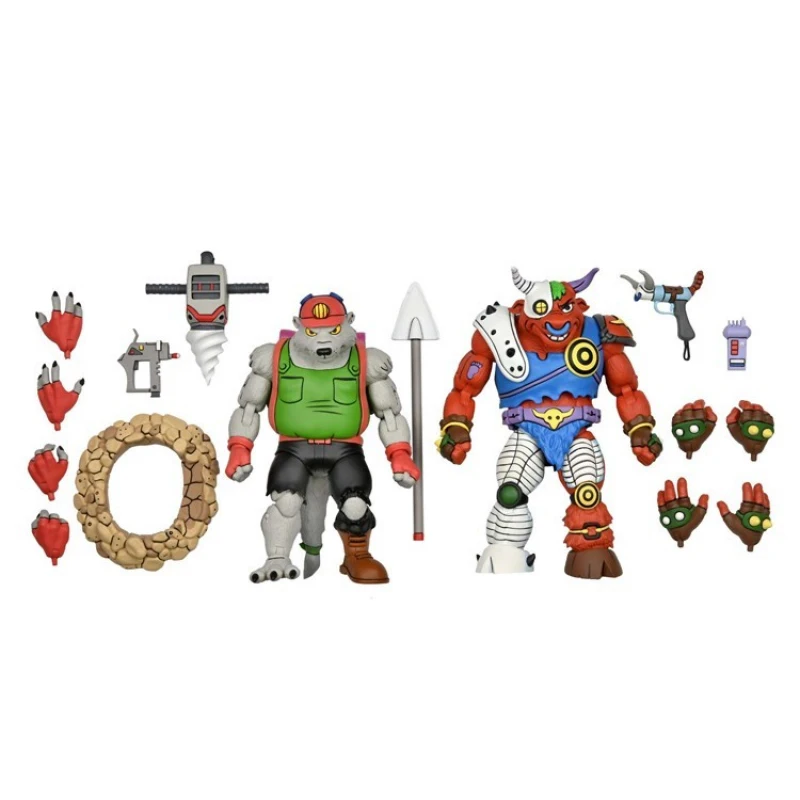 

Teenage Mutant Ninja Turtles Dirtbag and Groundchuck Neca54199 Nickelodeon TMNT Action Figure 2 Pack Models Target Exclusive Toy