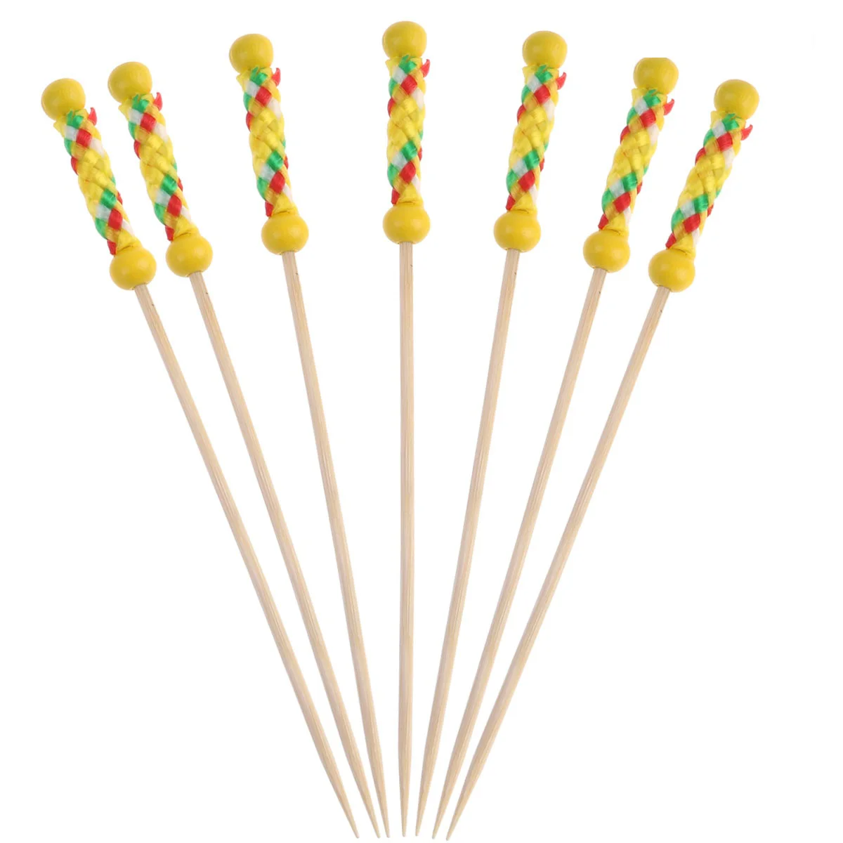 

100pcs Fruit Picks Interesting Funny Creative Cocktail Stick Pick for Banquet