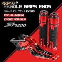 for honda sh300 sh 300 sh 300 motorcycle cnc brake clutch levers handlebar knobs handle hand grip ends for honda sh300 2018