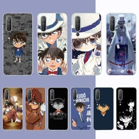 detective conan phone case for samsung s21 a10 for redmi note 7 9 for huawei p30pro honor 8x 10i cover