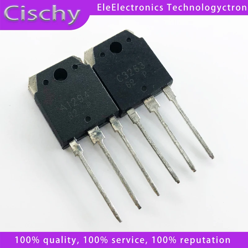 1 пара = 2 шт. 2SA1294 2SC3263 TO3P A1294 C3263 TO-3P новый оригинальный IC