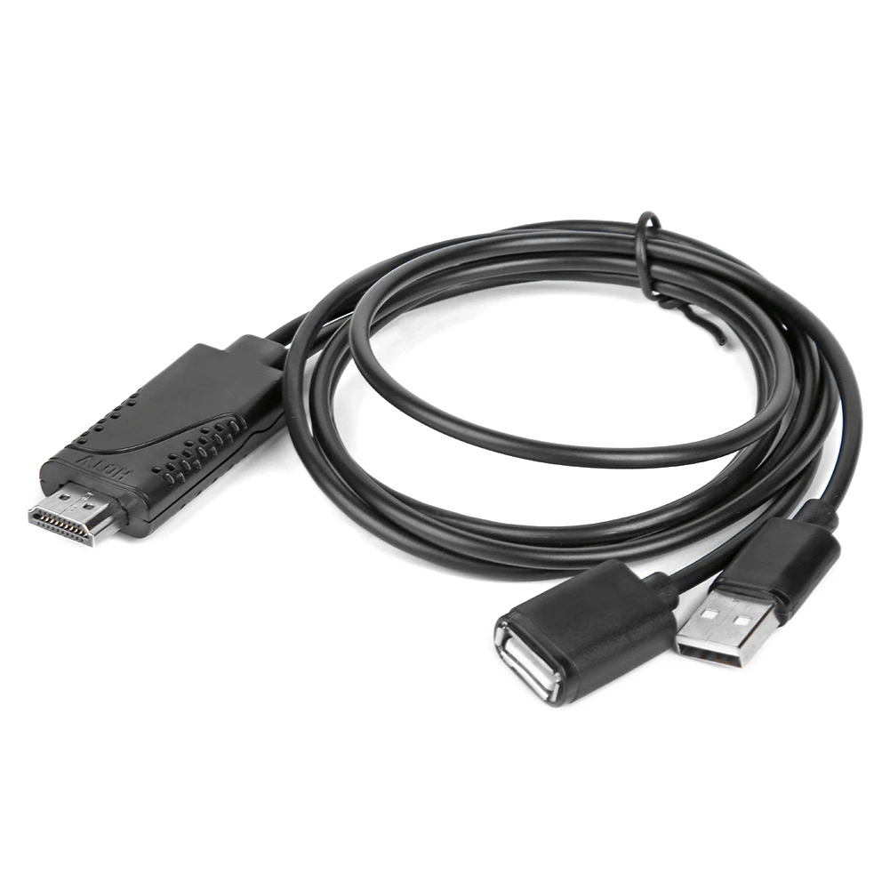 

Кабель-переходник с гнездом USB на HDMI-совместимый штекер 1080P HD TV Digital AV