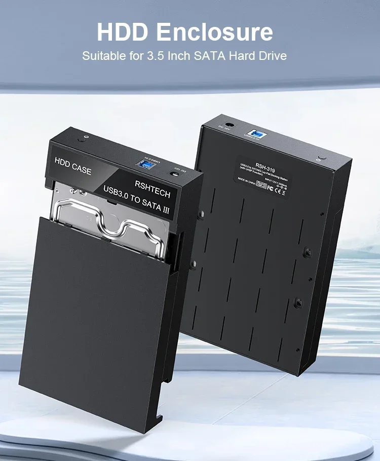 Корпус внешнего жесткого диска USB 3.0 чехол для портативный считыватель SSD