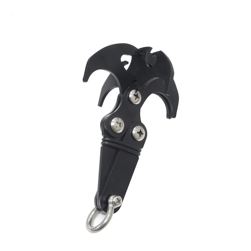 

Outdoor mountaineering rock climbing multi-function climbing gravity hook stainless steel grappling hook flying tiger catch