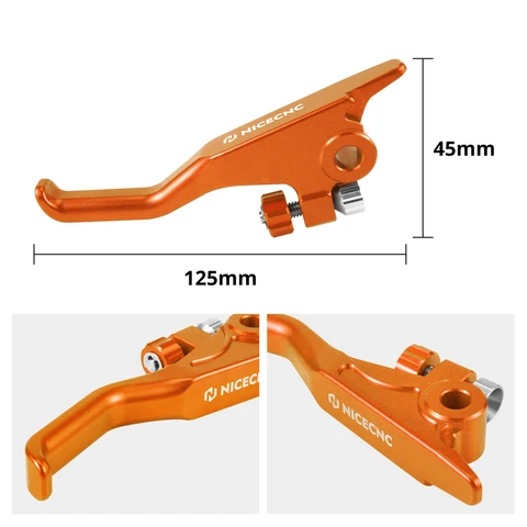 NICECNC для KTM EXC 300 EXCF 350 SXF 450 2014-2025 Husqvarna TE 300 FE 350 FE 450 2025 2014-2016 Короткий тормозной рычаг Рычаг сцепления
