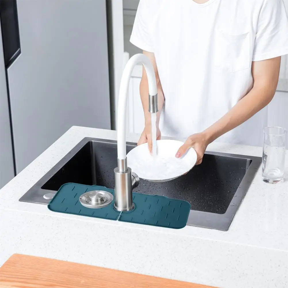 

Коврик для смесителя влагостойкий гибкий легкий сзади смеситель для раковины защита от брызг кухонные аксессуары