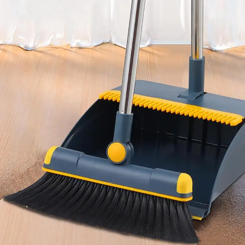 

Dust Broom Set Magic Home Cleaning Pan Brush Garbage Scoop And Dustpan Floor Shovel Grabber Wiper Hair Silicone House Sweeper