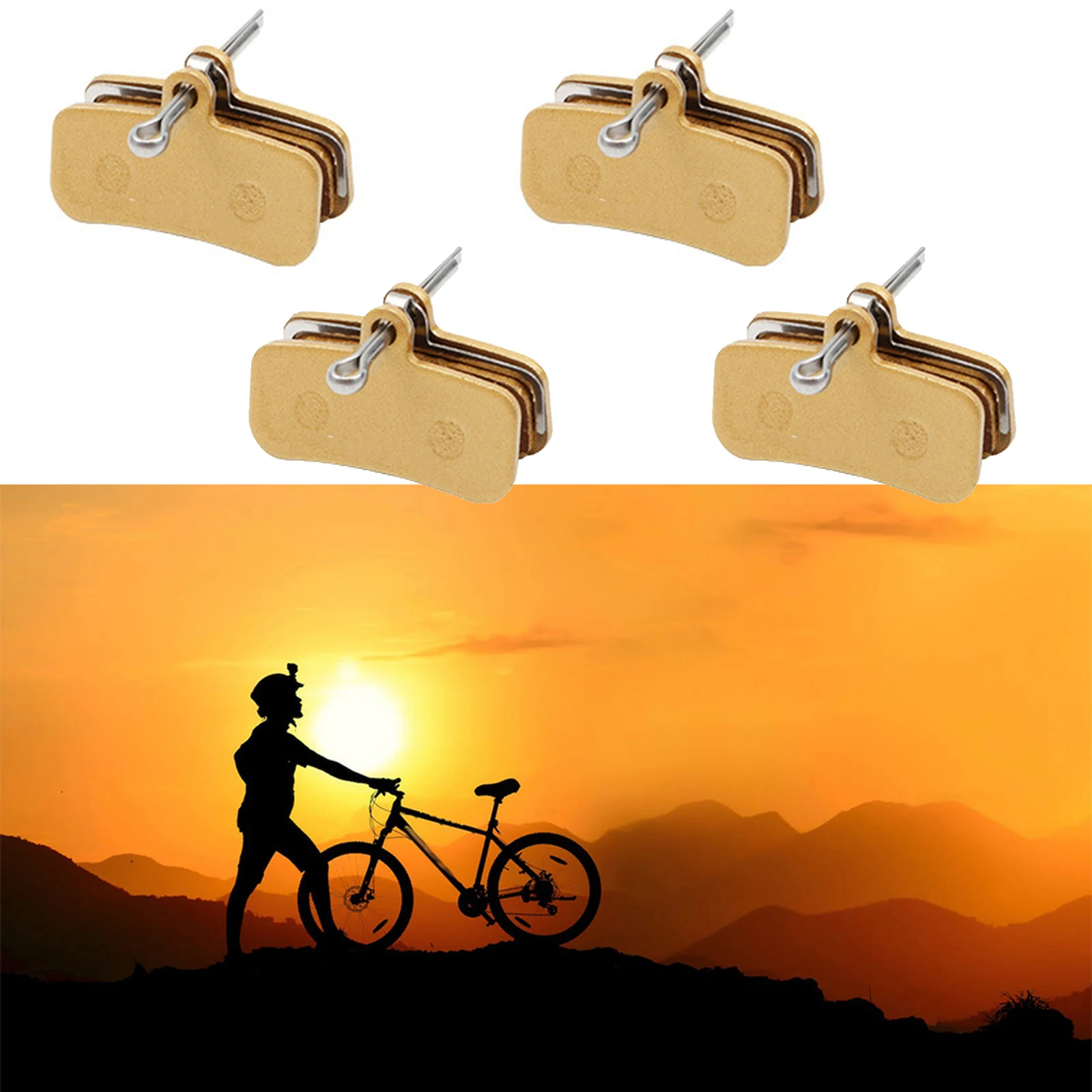 4 пары велосипедных дисковых тормозных колодок для D03S D02S Saint BR-M810 SHIMANO XT M8020
