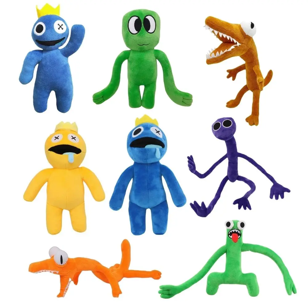 

30cm Kawaii Kid Toy rainbow Friends Plush Toy Cartoon Game Characters Blue Drool Monster Plush Doll Toy Birthday Christmas Gift
