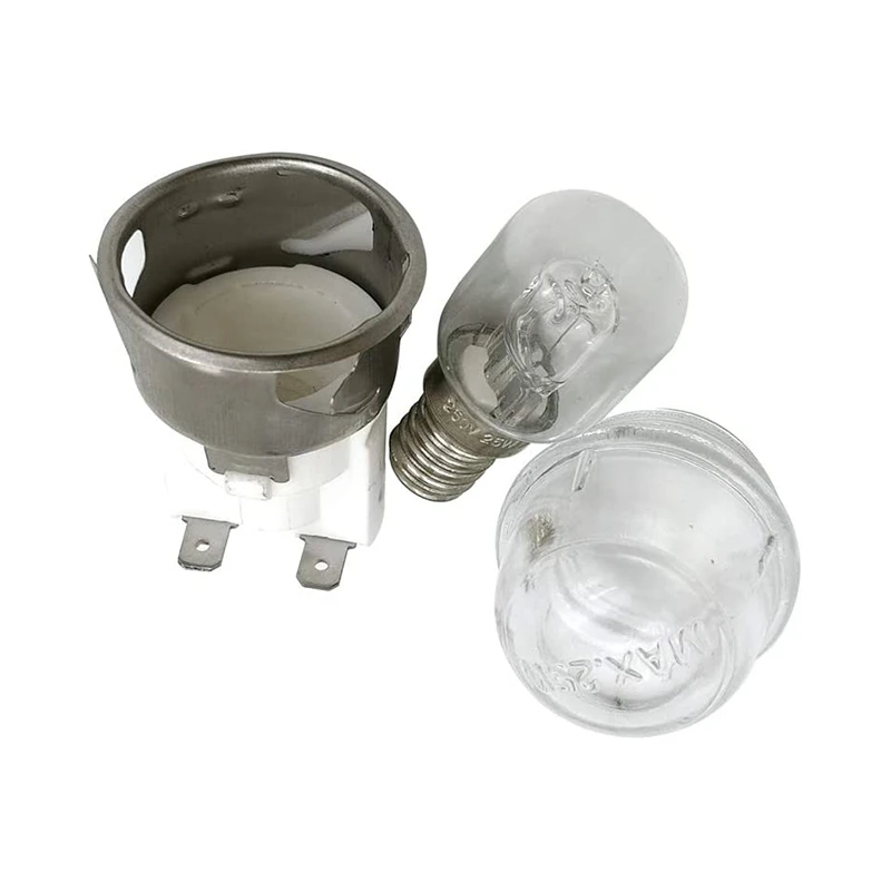 

Лампа для духовки E14 с высокой термостойкостью, 300 градусов Цельсия, 250 В, 25 Вт, 2 комплекта