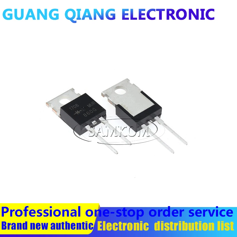 1 шт MUR860G DIODE GEN PURP 600V 8A TO220AC