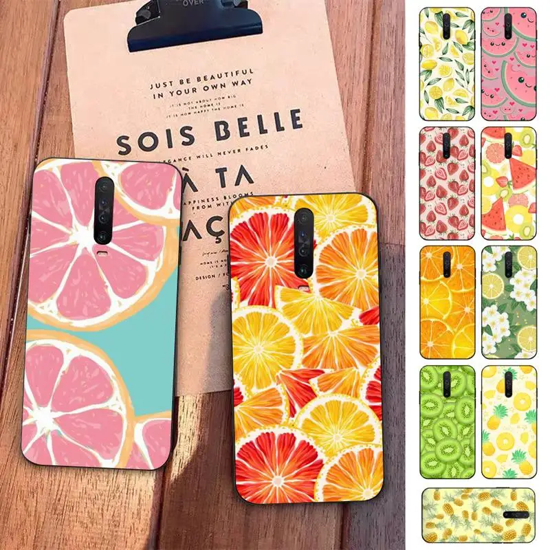 

Summer Fruit Phone Case for Redmi 5 6 7 8 9 A 5plus K20 4X S2 GO 6 K30 pro