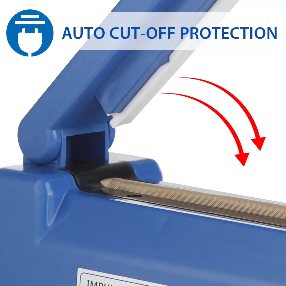 

Heat Sealing Machine Heat Sealer Hand Press Vacuum Food Plastic Bag Impulse Sealer Packaging Machine for Home Kitchen