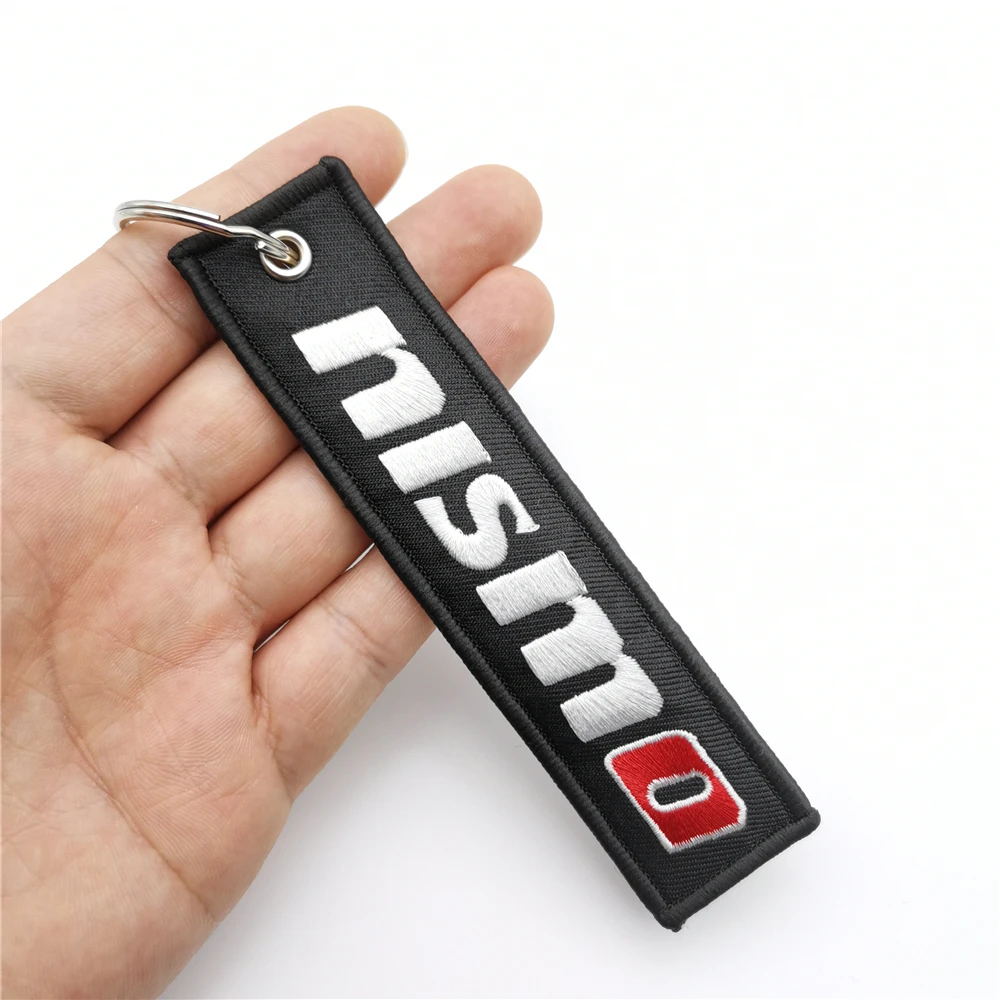 Hot Sell Car Keychain Nylon Weaving Key Strap JDM Racing Tags Embroidery Keyring Holder For NISSAN Universal Accessories |