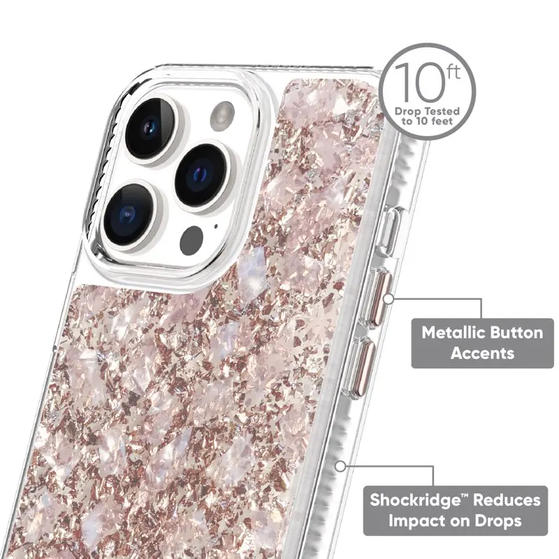 2023 new for Blush Fleck Shell Phone Case for iPhone 14 Pro