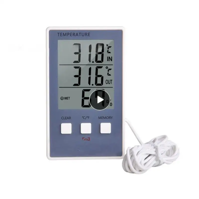 

Thermometer Energy Saving Indoor Hygrometer Temperature Humidity Meter Sensor Weather Station Hanging Outdoor Electronic Digital
