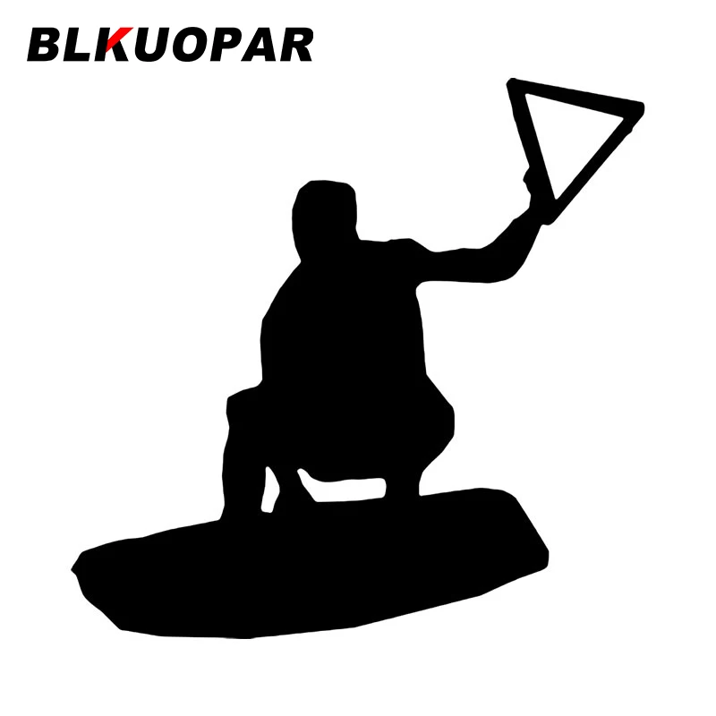 

Автомобильная наклейка BLKUOPAR с силуэтом водяного скейтборда устойчивая к царапинам индивидуальная графика модный креативный солнцезащитн...