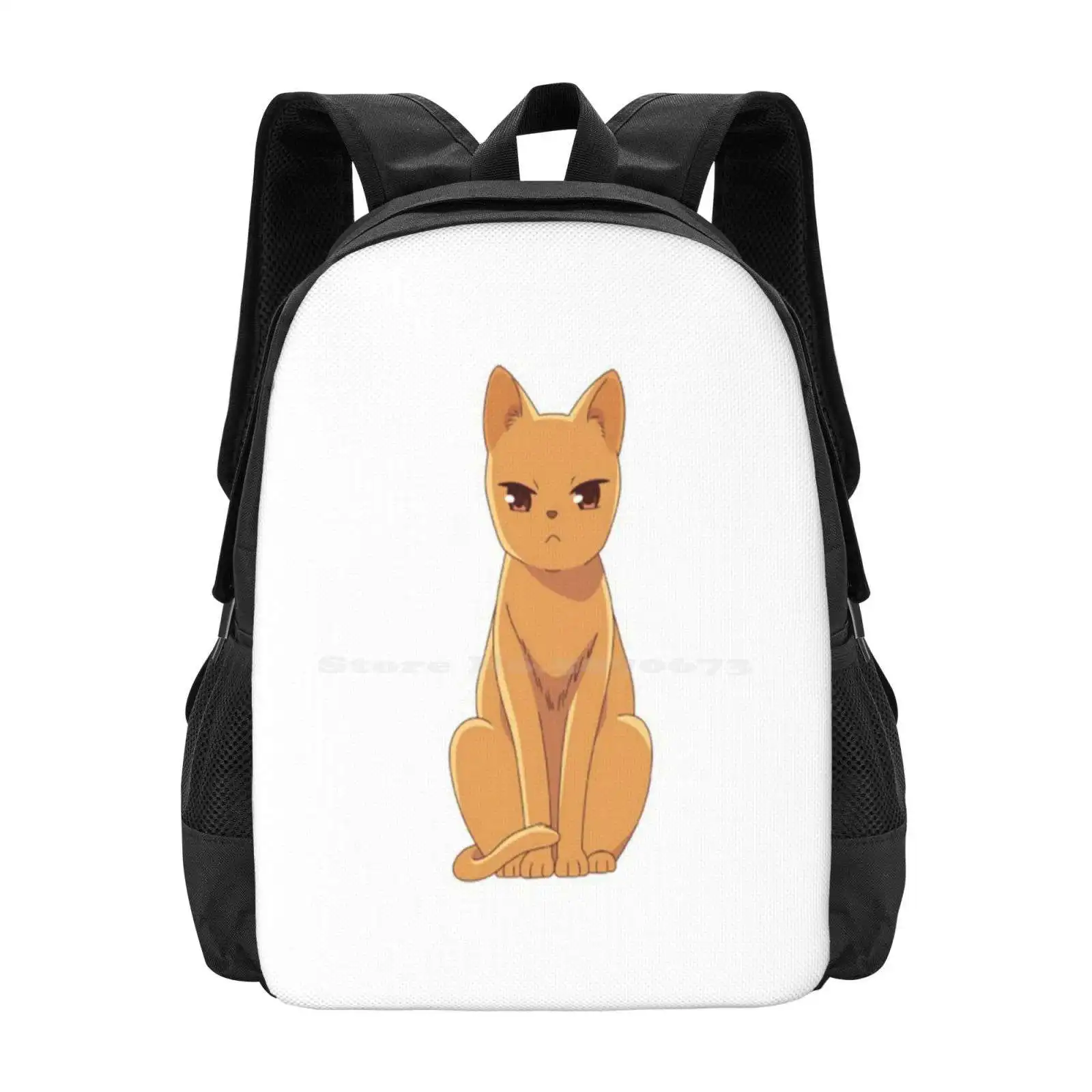 

Kyo Sohma ( Cat Form ) Large Capacity School Backpack Laptop Bags Kyo Sohma Sohma Kyo Kyo Souma Souma Kyo Neko Kitty Kitten