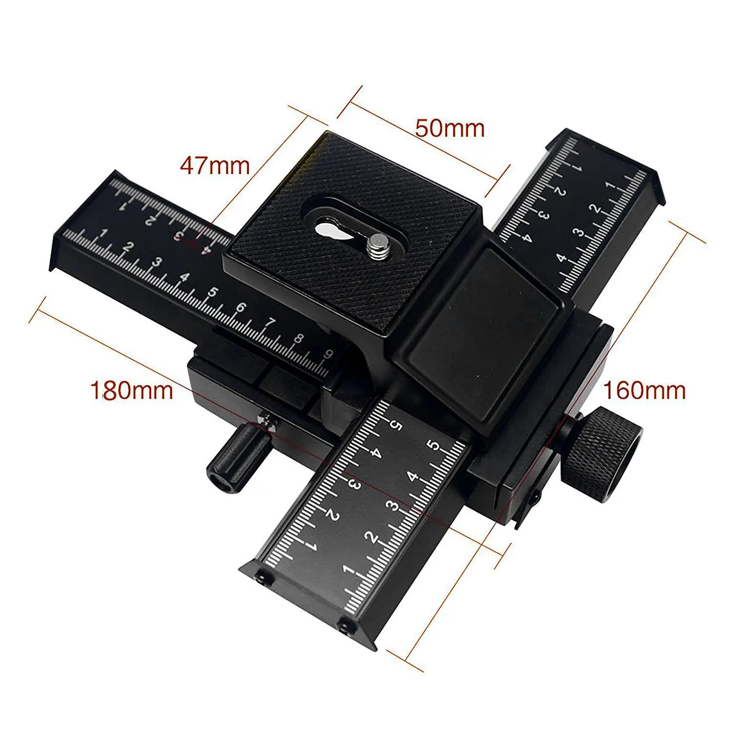 

Universal Macro Gimbal Four-dimensional Gimbal Bracket Two-way Adjustment Camera Tripod Accessories For Canon Sony Fujifilm