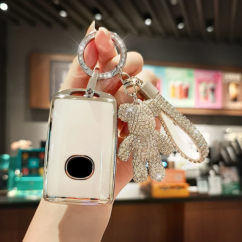 Чехол для автомобильного ключа из ТПУ, чехол-брелок для Mazda 3 Alexa CX30, аксессуары для ключей