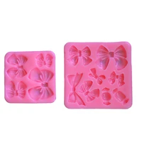 bow tie silicone mold kitchen diy cake baking decoration fudge dessert cookies baking accessories tools fondant chocolate mold