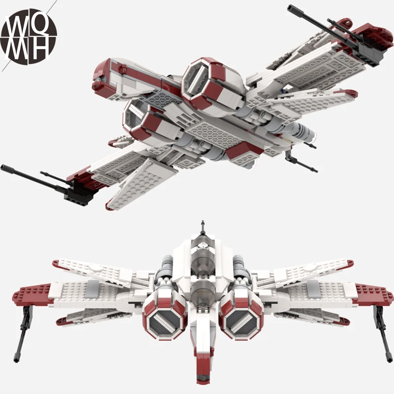 

MOC ARC-170 Star fighter AssembledMOC V-Wing reconnaissance aircraft super aircraft Star fighter Block Assembled Block Gift Toy