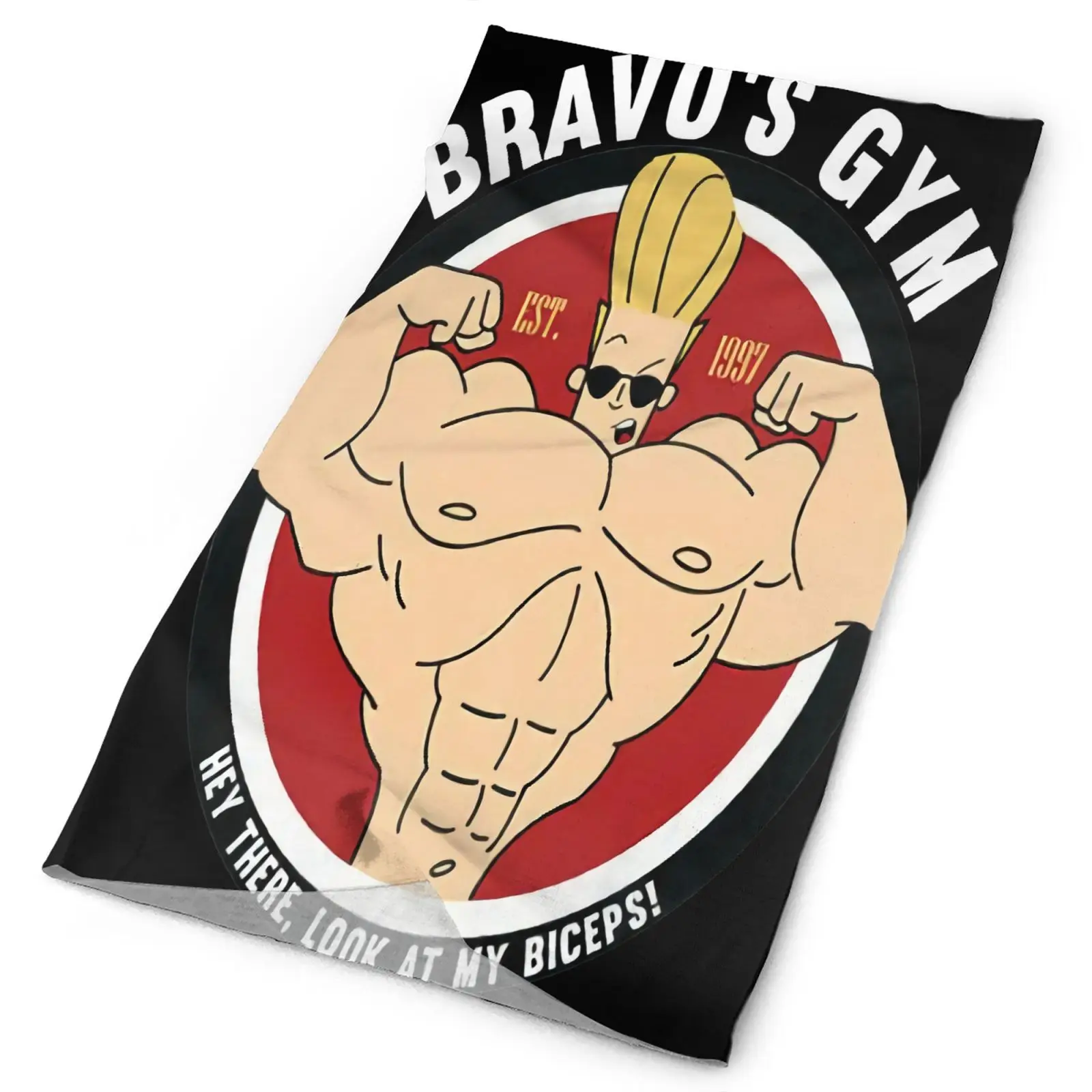 

Мужская бандана для занятий спортом и бодибилдингом