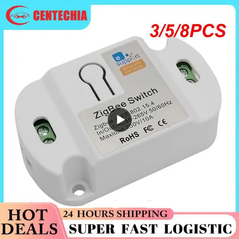 

3/5/8PCS Smarthings App Wireless Switch Smart Life Zigbee Smart Switch Voice Control Zigbee Smart Switch Remote Control