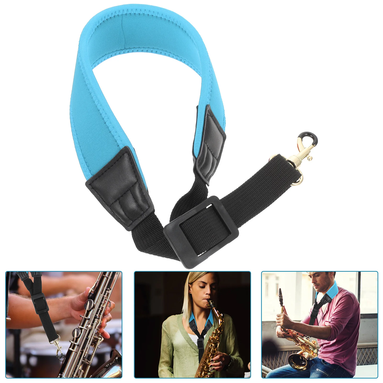 

Saxophone Strap Belt Kids Soprano Neck Durable Leash Accessory Alto Tenor Straps
