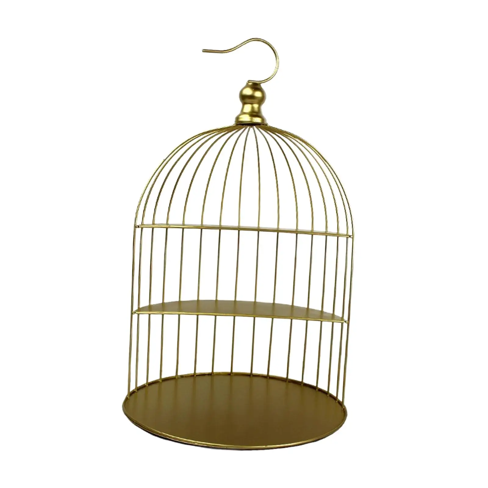 

Birdcage Cake Stand Stand Shelf Iron Countertop Cupcake Display Holder