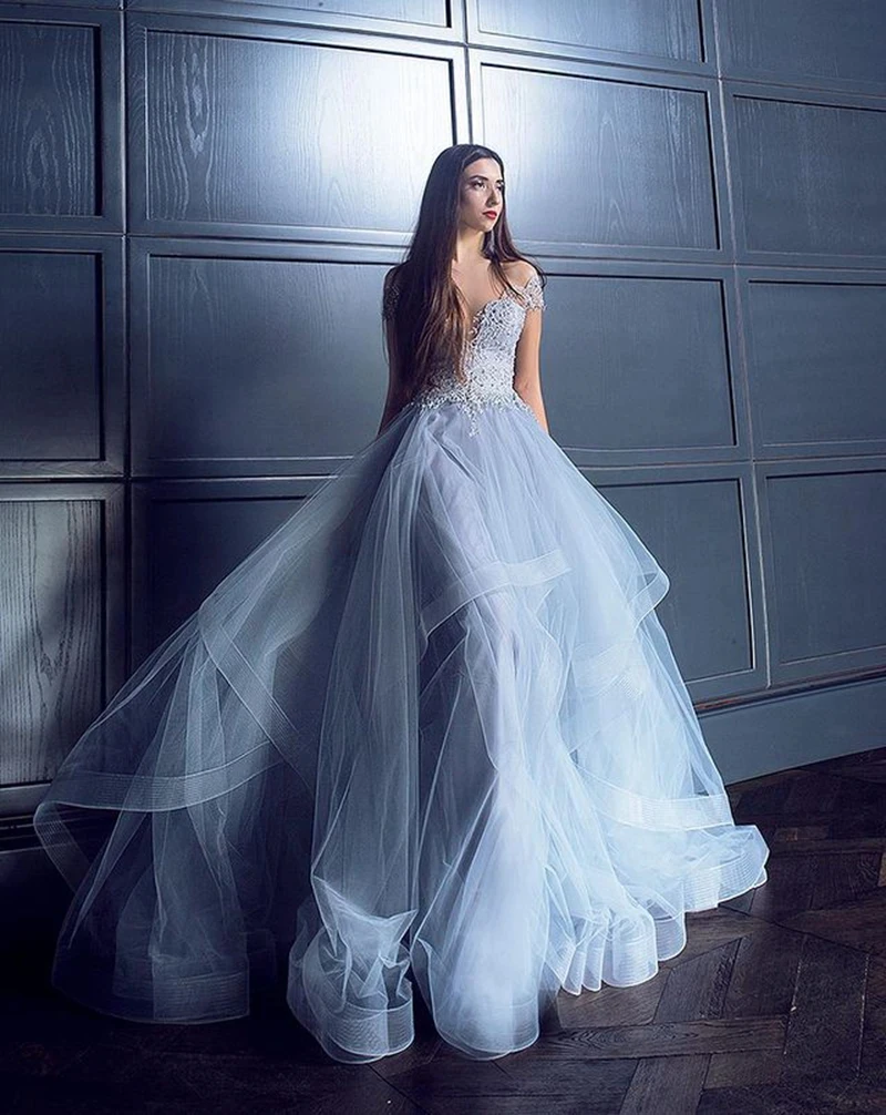 

Изысканные Белые вечерние платья с V-образным вырезом, бальные платья, женское кружевное платье с аппликацией для выпускного, 2024, модные платья для вечеринок, изготовленные на заказ