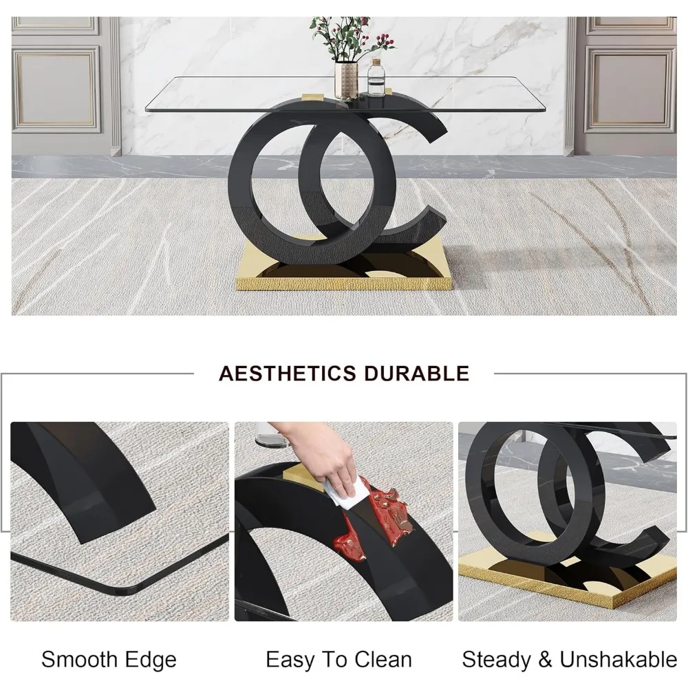 Набор обеденных столов из 7 предметов набор стеклянных на 6 человек современный