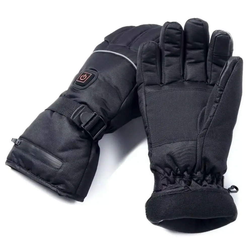 

Winter Thermal Gloves Waterproof Electric Heated Gloves 3200 MAh Battery Powered For Ski Climbing Heating Gloves Winter Gloves