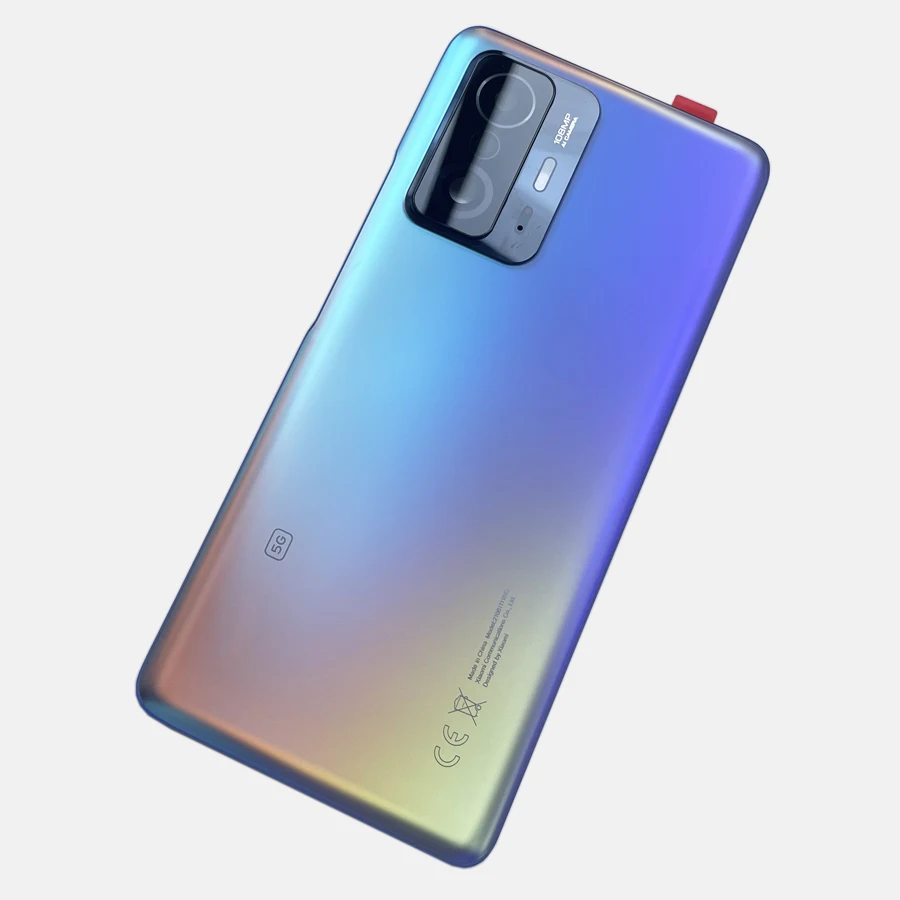 Фото A +++ для Xiaomi 11T Pro, задняя стеклянная дверца батарейного отсека для Mi 11t 5G, задняя крышка, сменная задняя крышка корпуса с объективом №3