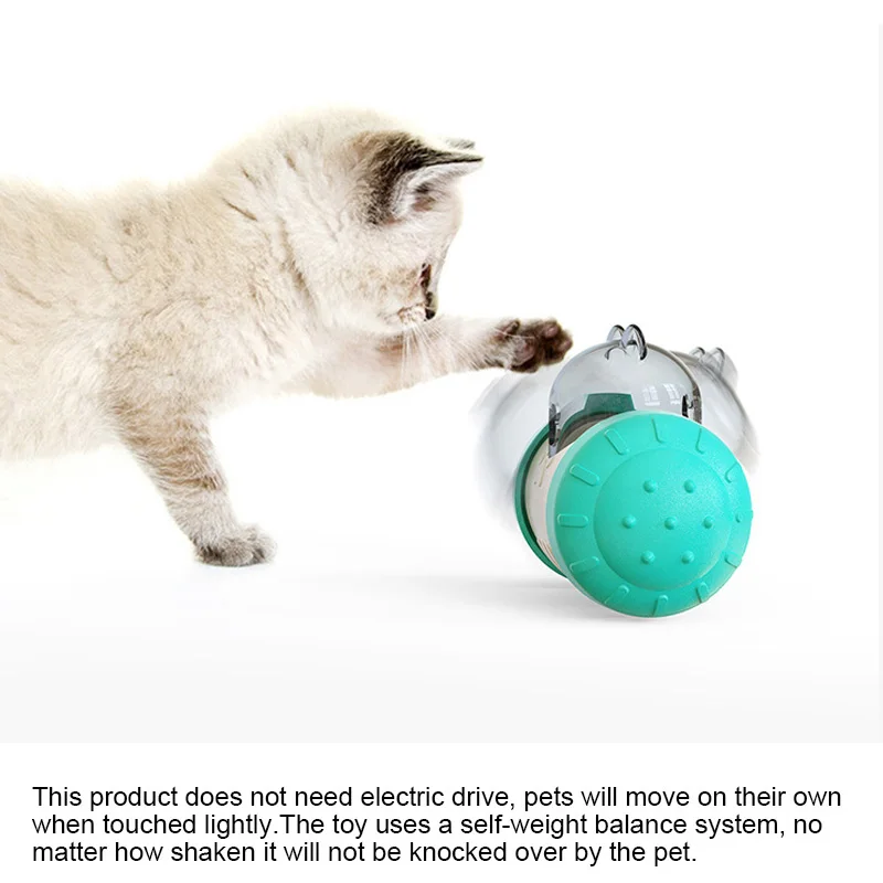 

Tumbler leaker cat dog puzzle interactive toy rocking bear slow food ball pet toy