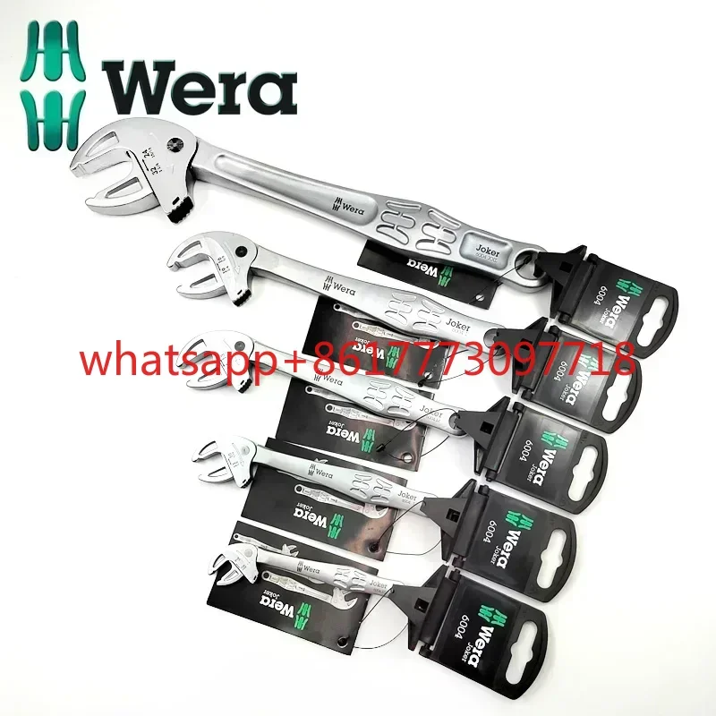 Фото 1 шт. - Немецкий ключ Wera Vera 6004 Joker S/M/L/XL/XXL с саморегулирующейся трещоткой и открытым зевом. №1