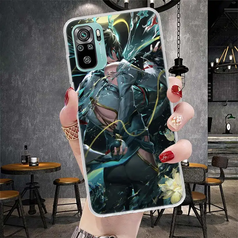 Мягкий чехол для телефона Honkai Star Rail Dan Heng Xiaomi Redmi Note 12 12S 13 11 11S 10 10S 11T 11E Pro Plus 9 9S 8 8T 7