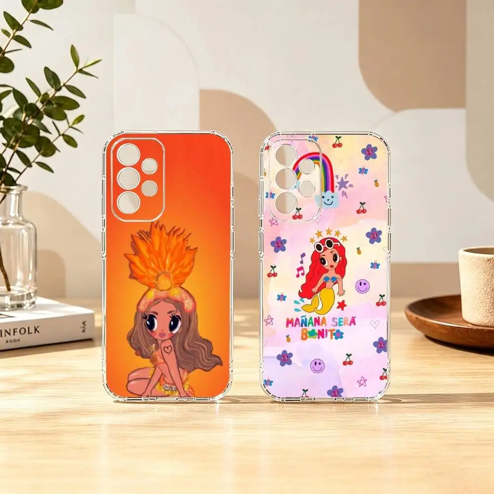 Фото Чехол для телефона Tropicoqueta Karol G Gift для Samsung S25, S24, S21, S22, S23, S30, Ultra, S20, Plus, FE, прозрачный №1
