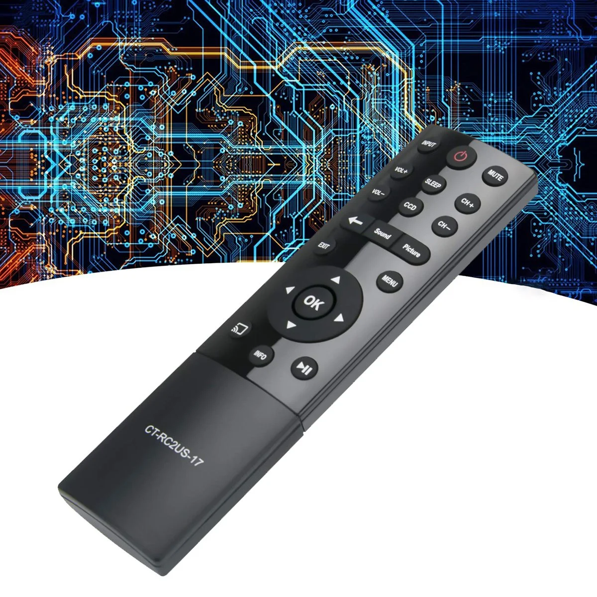 CT-RC2US-17 CTRC2US17 замена пульта дистанционного управления для Toshiba LED TV 55L621U 49L621U 43L621U