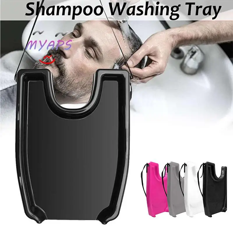 

Portable Hair Backwash Washing Tray Sink Neck Rest Basin for Salon Convenient