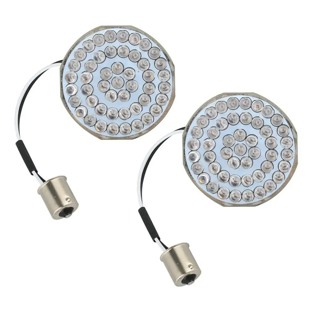 

Светодиодный сигнал поворота для мотоцикла, 2 шт., с копченым корпусом