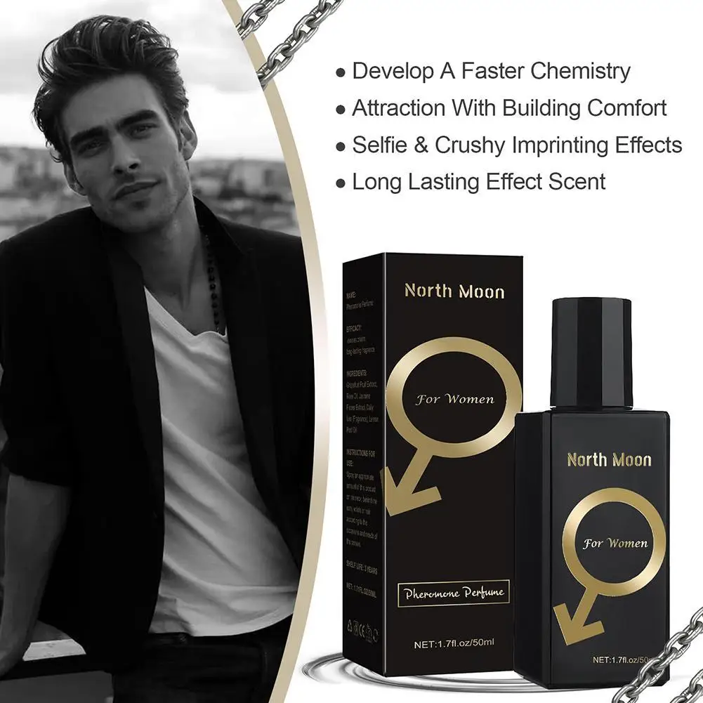 

50ml Golden Pheromone Perfume Attractive For Men And Women Dating Fresh And Lasting Light Fragrance Pheromone Body Perfume