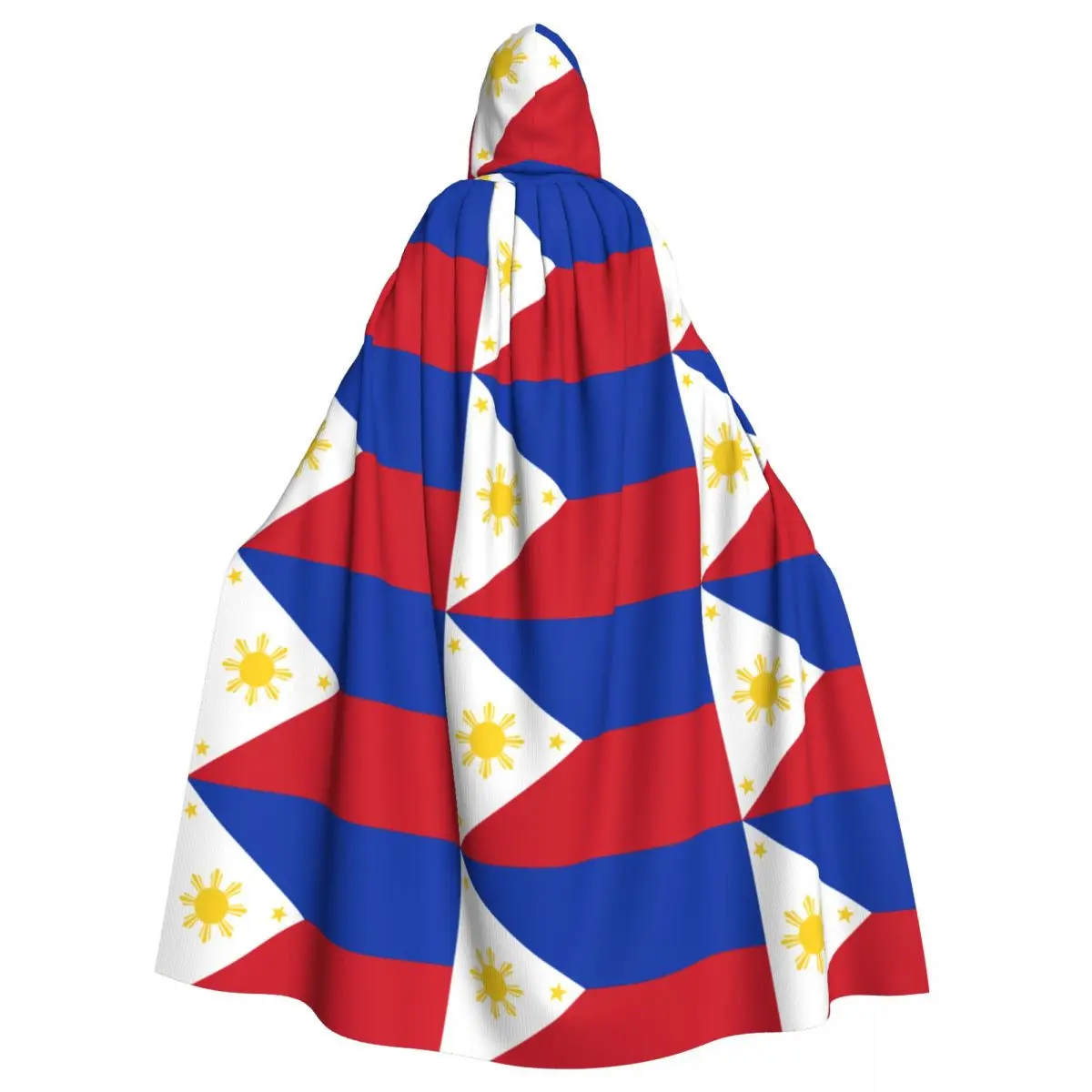 

Накидка с капюшоном, цветочный рисунок с капюшоном, Филиппинский флаг, накидка вампира, ведьма, костюм для косплея