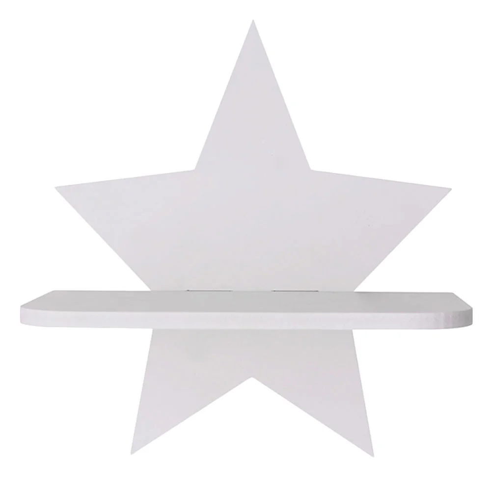 

1Pc Nordic Storage Rack Decorative Storage Shelf Kid Bedroom Ornament (White)