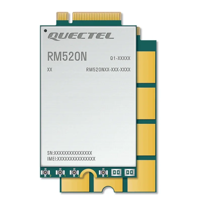 Модуль Quectel 5G RM520N-GL M.2 RM520NGLAA-M20-SGASA для глобального беспроводного модуля IoT NR Sub-6 ГГц