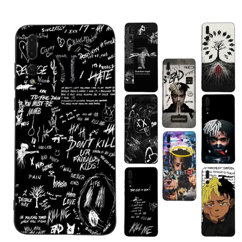 

Xxxtentacion Rapper USA Singer Phone Case Soft Silicone Case For Huawei p 30lite p30 20pro p40lite P30 Capa