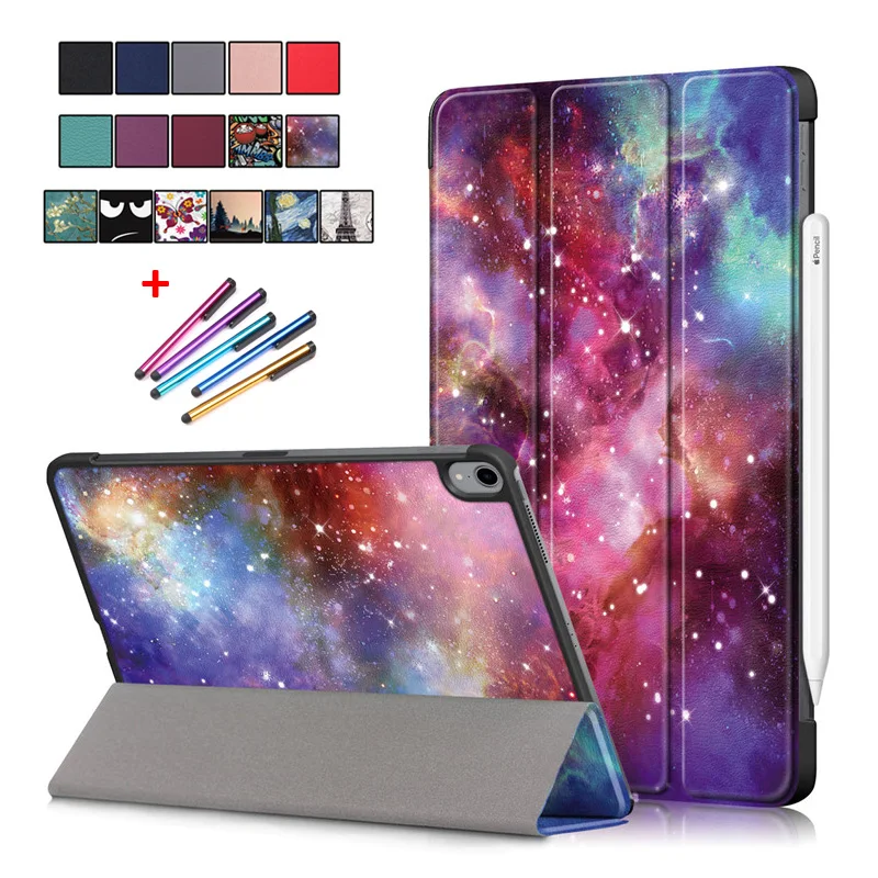 

Smart Cover For Funda iPad Air 4 Case 10.9 inch Fashion Painted Leather Flip Cover Tablet For Coque iPad Air 4 2020 Case Cover